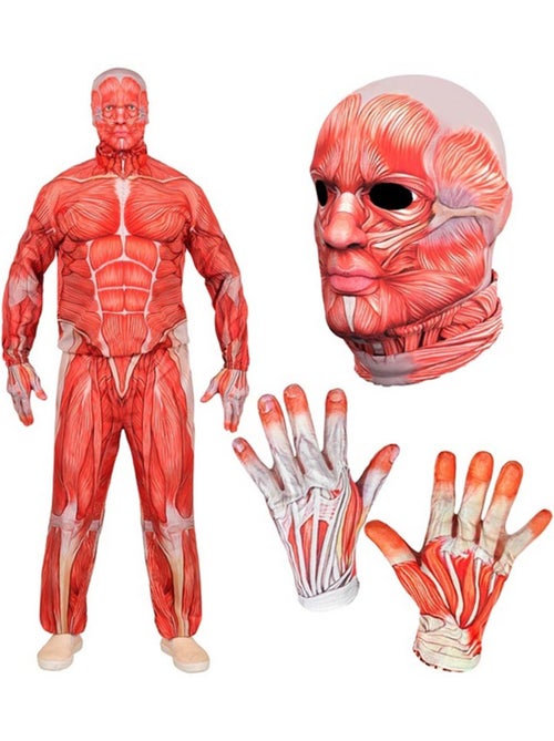 Costume anatomico espressivo con muscoli - Kiabi