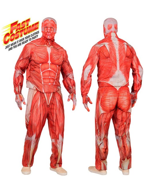 Costume anatomico espressivo con muscoli - Kiabi