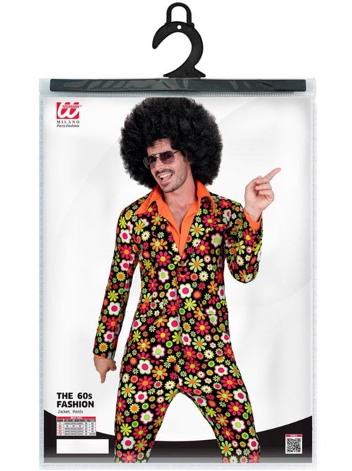 Costume anni '60 Fiori scuri - Kiabi