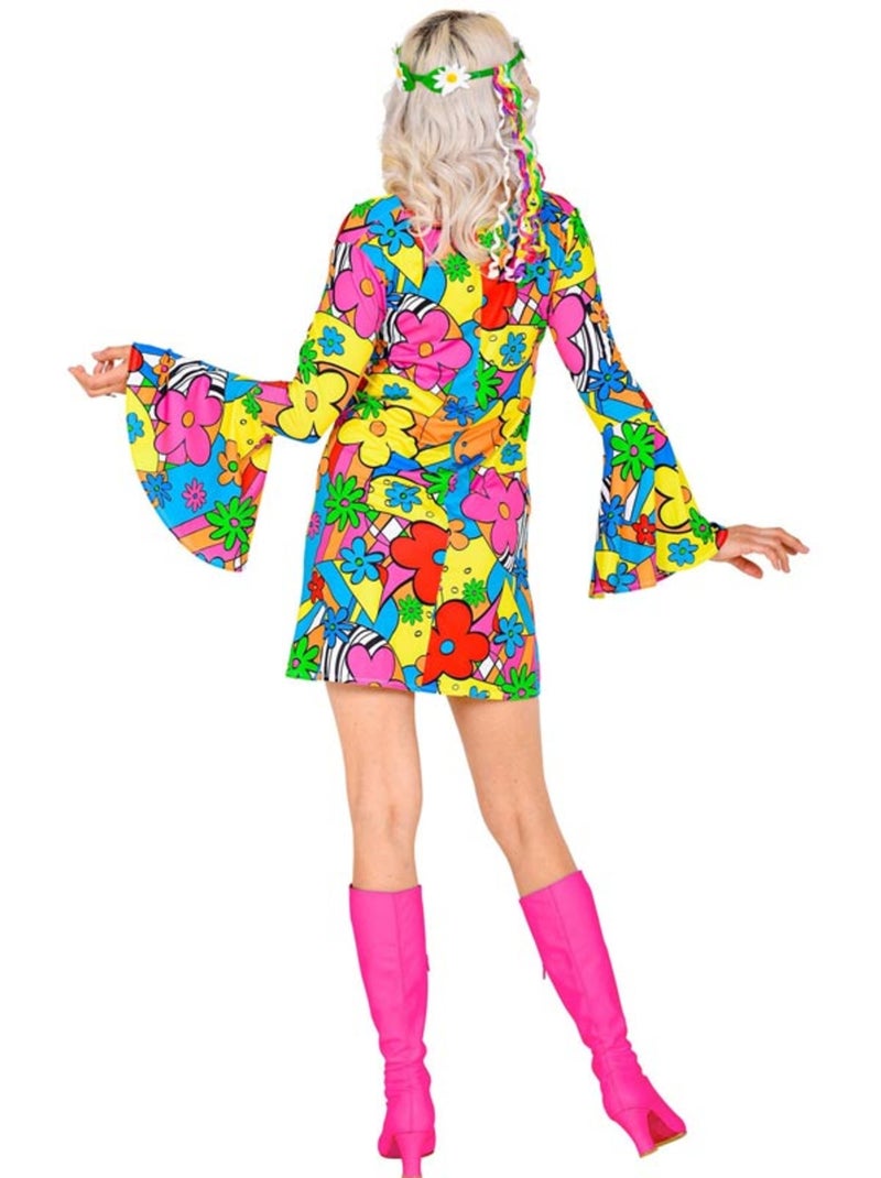 Costume anni '60, Floral Power Multicolore - Kiabi