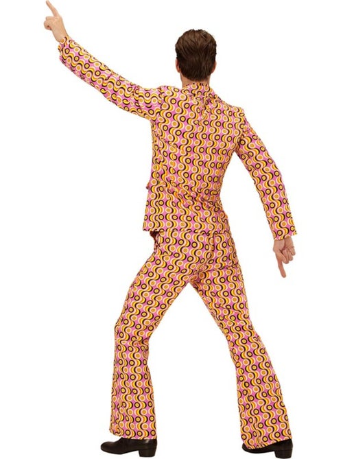Costume anni '70 con onde e cerchi da discoteca - Kiabi