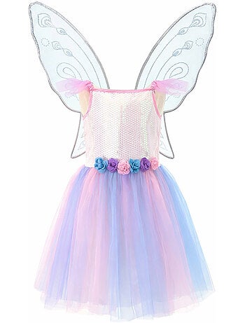Costume bambina abito da fata con ali apolline - Labay