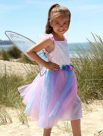 Costume bambina abito da fata con ali apolline | Labay