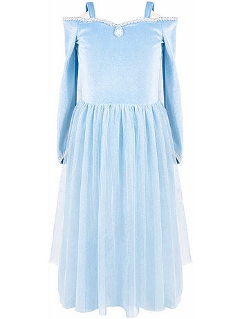 Costume bambina abito principessa regina delle nevi in velluto | great pretenders | great pretenders
