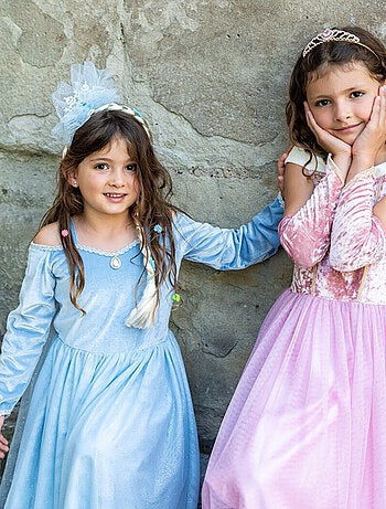 Costume bambina abito principessa regina delle nevi in velluto | great pretenders | great pretenders