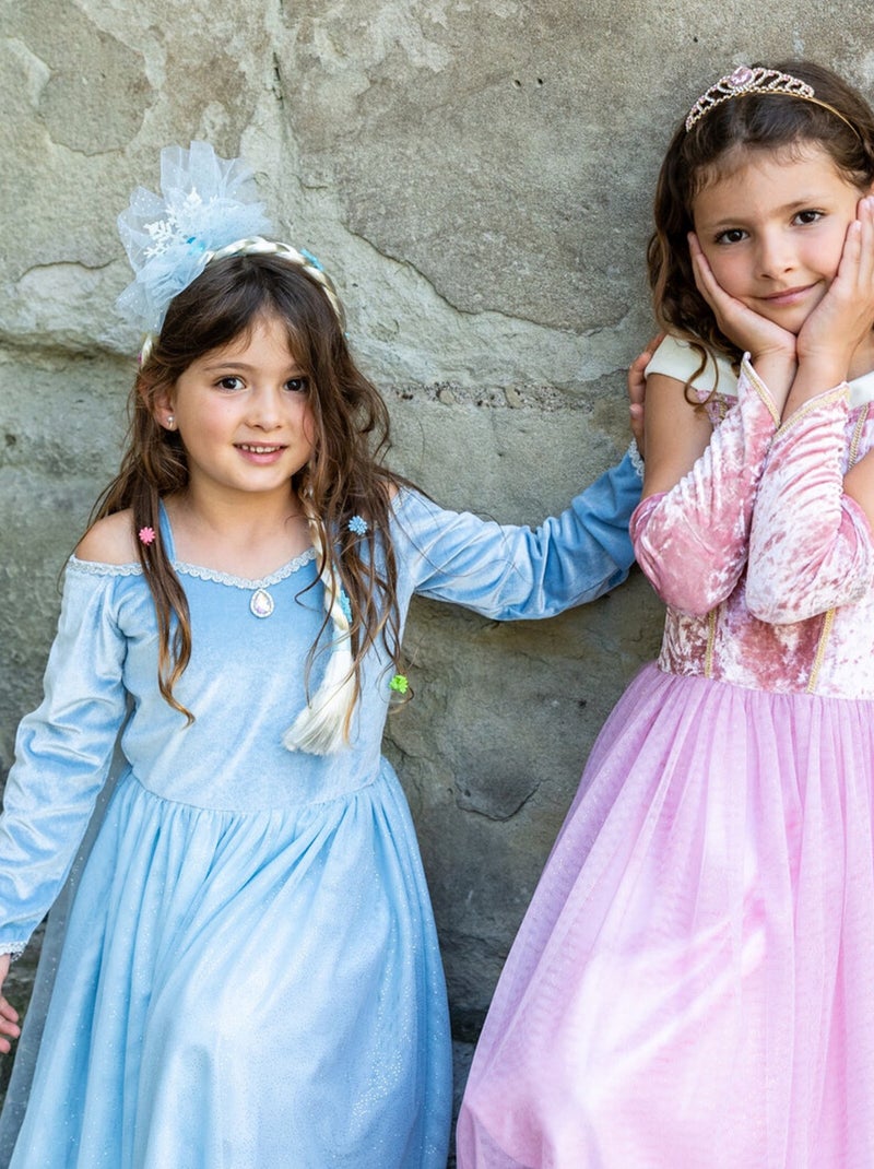 Costume bambina abito principessa regina delle nevi in velluto | great pretenders | great pretenders Blu - Kiabi