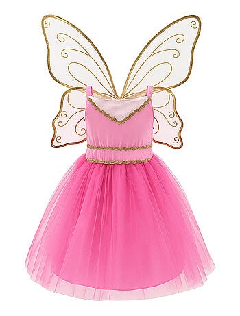 Costume bambina fata noa con ali dorate | Labay