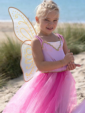 Costume bambina fata noa con ali dorate | Labay
