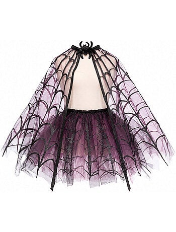 Costume bambina tutu e mantello da strega | great pretenders | great pretenders