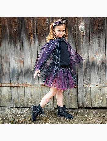 Costume bambina tutu e mantello da strega | great pretenders | great pretenders