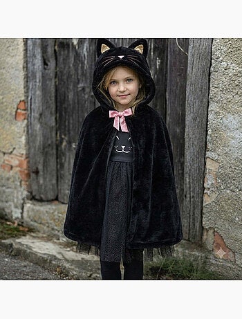 Costume bambino mantello da gatto in velluto | Great Pretenders