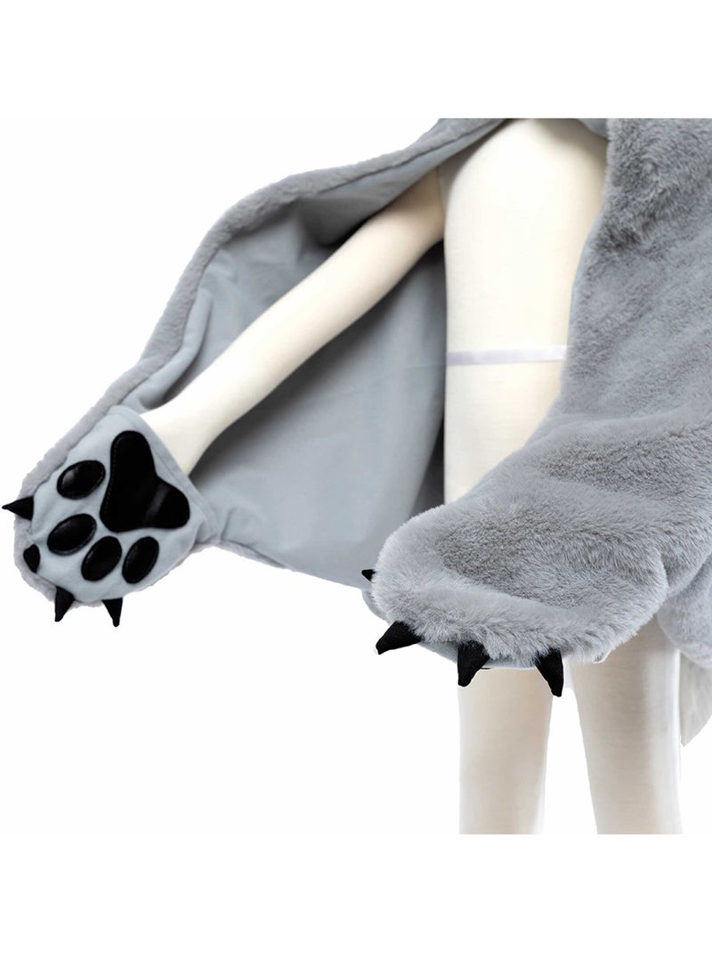 Costume bambino mantello da lupo | great pretenders | great pretenders Grigio - Kiabi