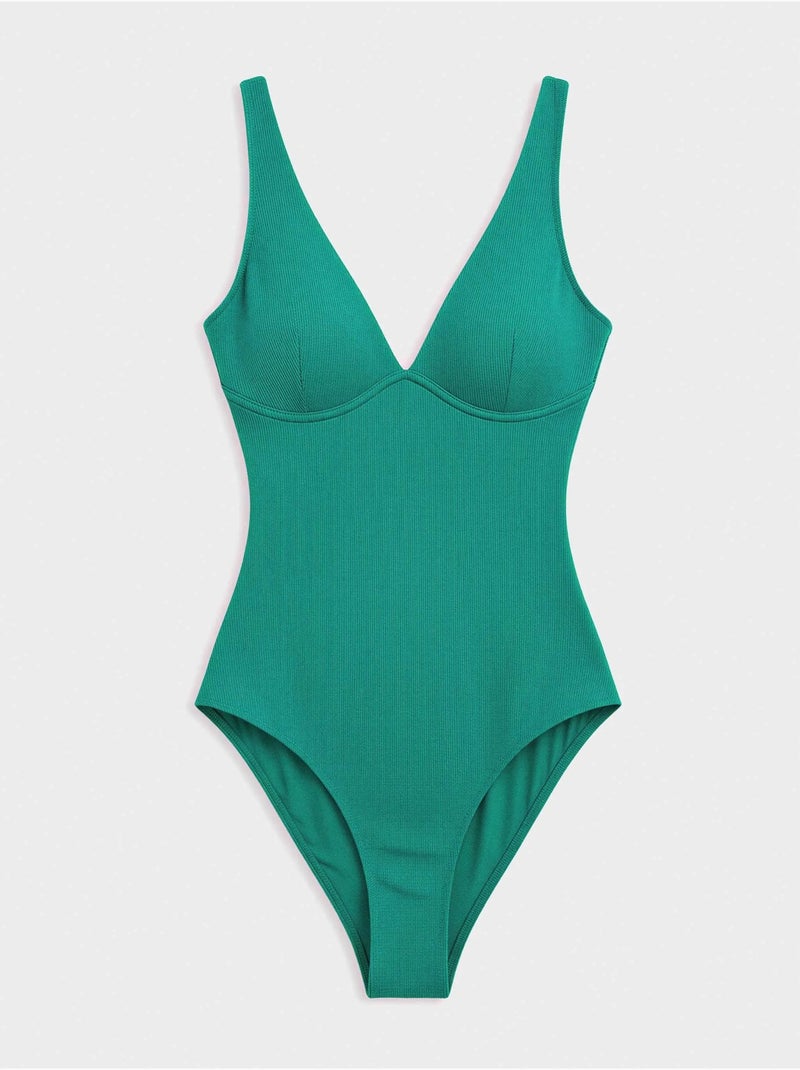 Costume con ferretto controllo Blu Verde - Kiabi