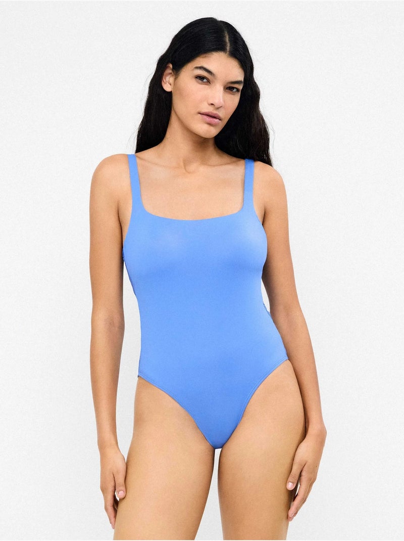 Costume con scollo quadrato Blu - Kiabi