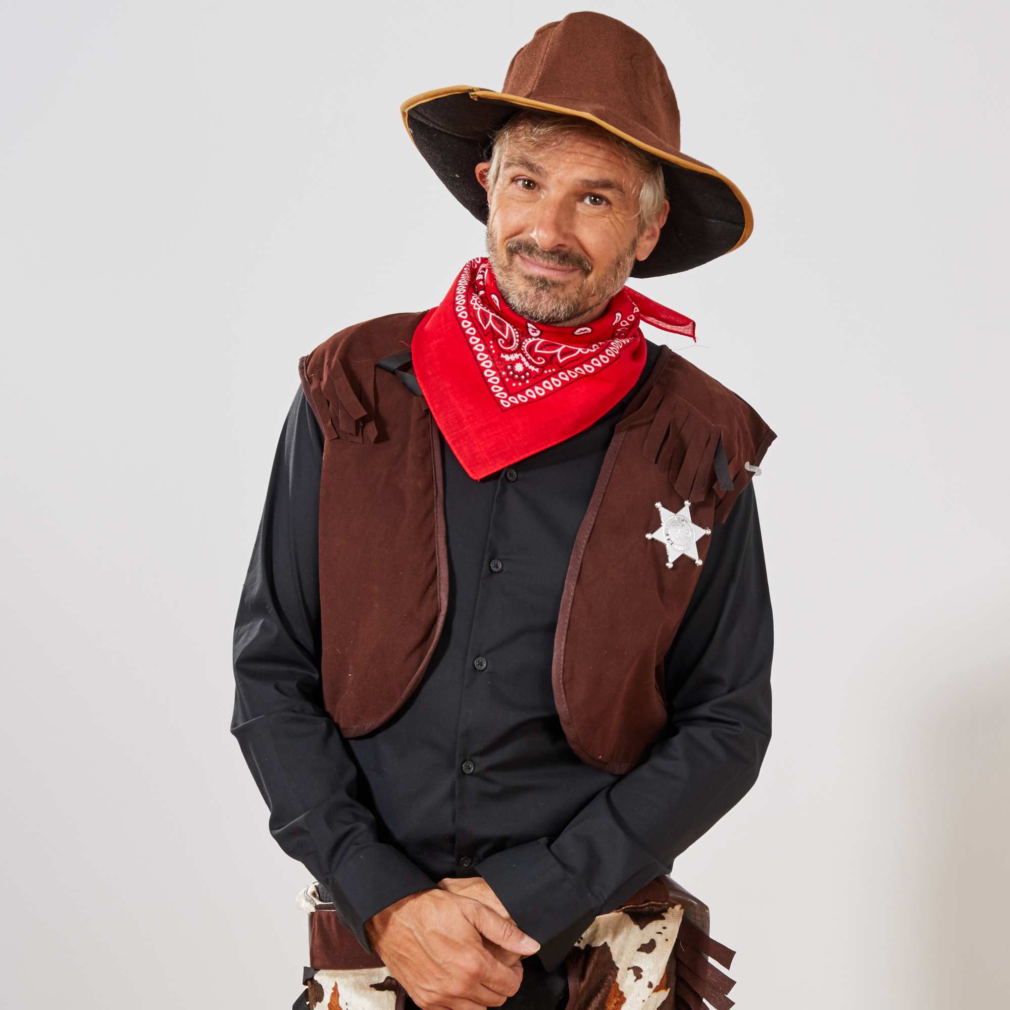 Costume Cowboy Uomo Marrone Kiabi