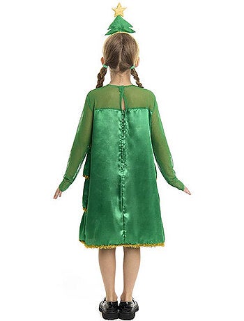 Costume da albero di Natale con volant e cerchietto