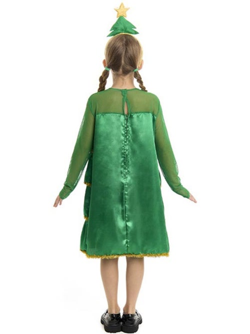 Costume da albero di Natale con volant e cerchietto - Kiabi