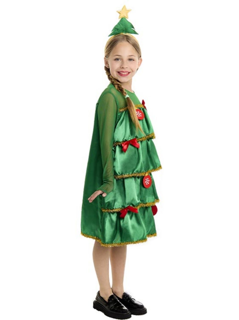 Costume da albero di Natale con volant e cerchietto Multicolore - Kiabi
