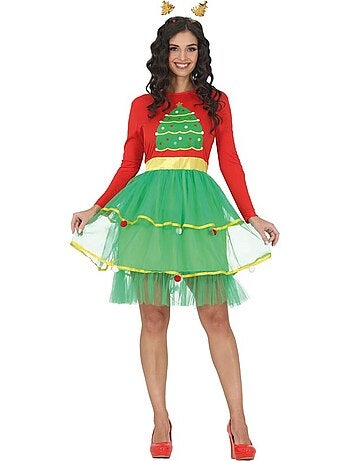 Costume da albero di natale da donna