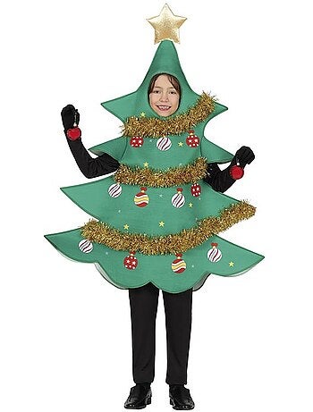 Costume da albero di Natale decorato con una stella