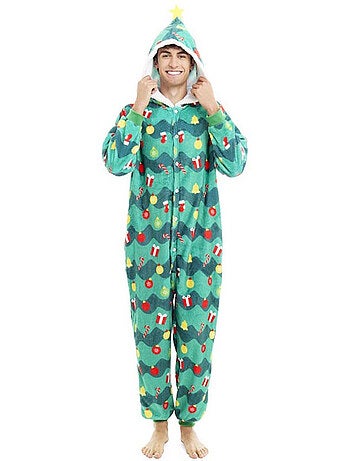 Costume da albero di Natale o pigiama con cappuccio