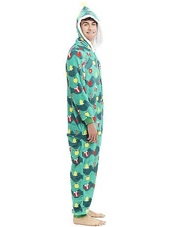 Costume da albero di Natale o pigiama con cappuccio