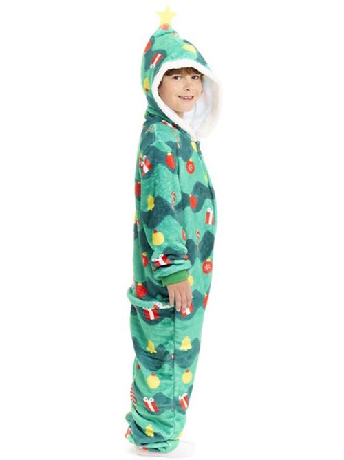 Costume da albero di Natale o pigiama con cappuccio - Kiabi