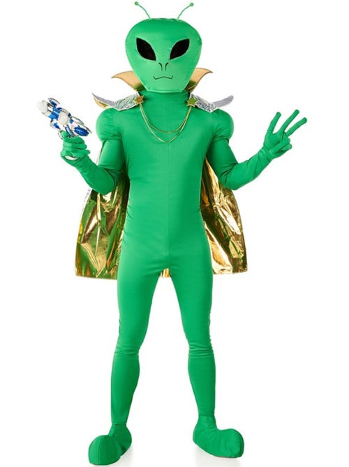 Costume da alieno con mantello da uomo - Kiabi