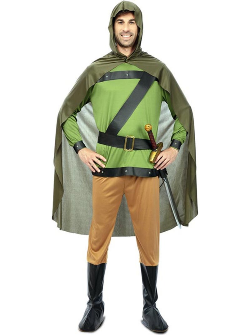 Costume da arciere della foresta con mantello da uomo Multicolore - Kiabi