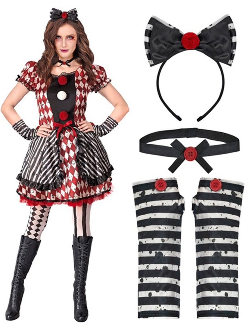 Costume da Arlecchino Sinistro Multicolore - Kiabi