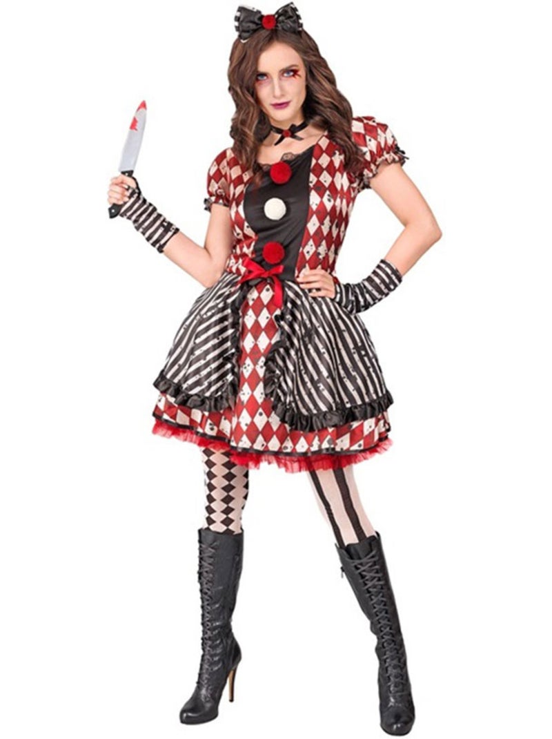 Costume da Arlecchino Sinistro Multicolore - Kiabi