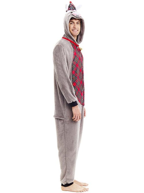 Costume da asinello natalizio scozzese con cappuccio - Kiabi