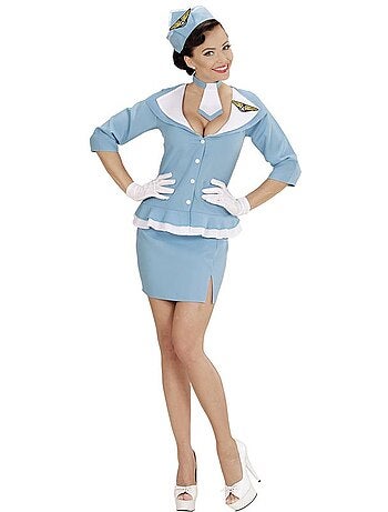 Costume da assistente di volo con cravatta