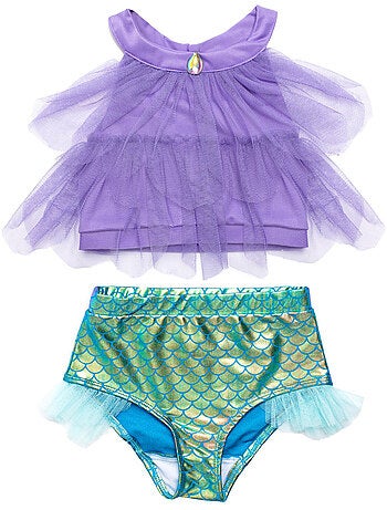 Costume da bagno 2 pezzi bambina sirena | Great Pretenders
