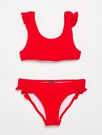 Costume da bagno 2 pezzi con volant
