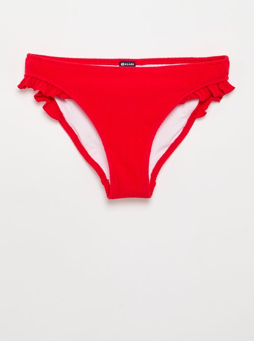 Costume da bagno 2 pezzi con volant - Kiabi
