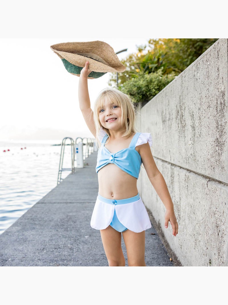 Costume da bagno a due pezzi bambina principessa | great pretenders | great pretenders Blu - Kiabi