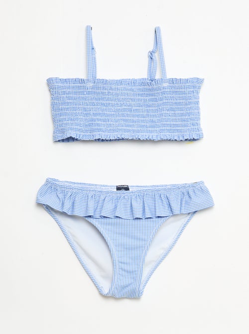 Costume da bagno a fantasia + volant - 2 pezzi - Kiabi