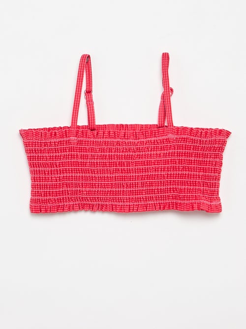 Costume da bagno a fantasia + volant - 2 pezzi - Kiabi