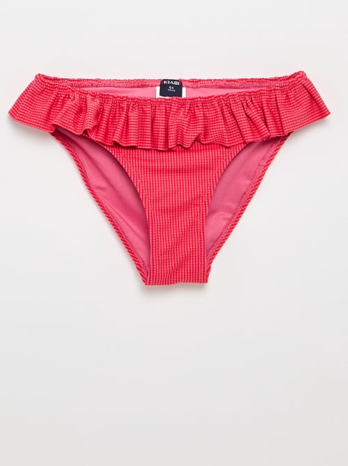 Costume da bagno a fantasia + volant - 2 pezzi - Kiabi