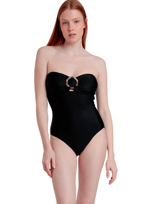 Costume da bagno a fascia drappeggiato Desert Palm da donna ADMAS - Kiabi Costume da bagno a fascia drappeggiato Desert Palm da donna ADMAS - Kiabi