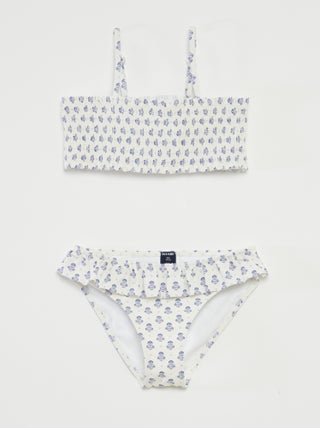 Costume da bagno a fiori - 2 pezzi