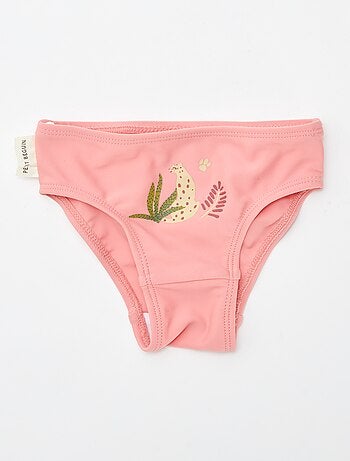 Costume da bagno a maniche lunghe + slip 'Petit Béguin' - 2 pezzi