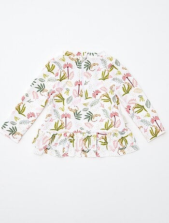 Costume da bagno a maniche lunghe + slip 'Petit Béguin' - 2 pezzi