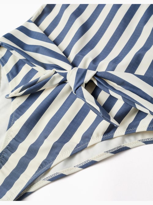 Costume da bagno a righe con cintura You&Me - Kiabi