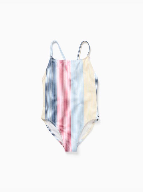 Costume da bagno a righe con spalline incrociate You&Me - Kiabi Costume da bagno a righe con spalline incrociate You&Me - Kiabi