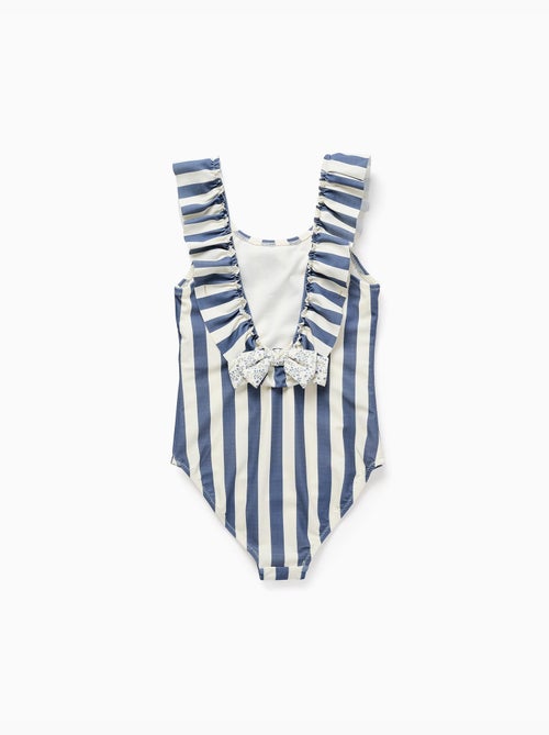 Costume da bagno a righe con volant You&Me - Kiabi