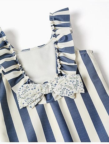 Costume da bagno a righe con volant You&Me