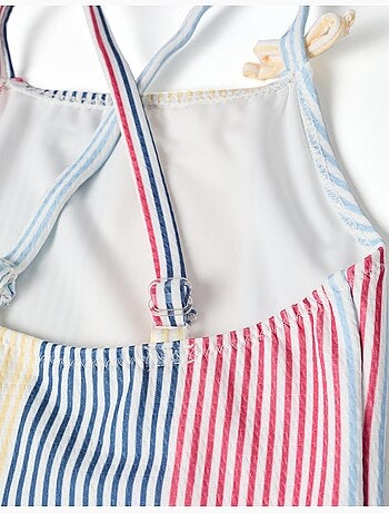 Costume da bagno a righe con volant You&Me