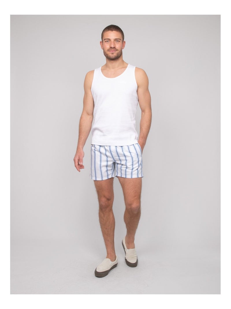Costume da bagno a righe GABBIANO Blu marino - Kiabi